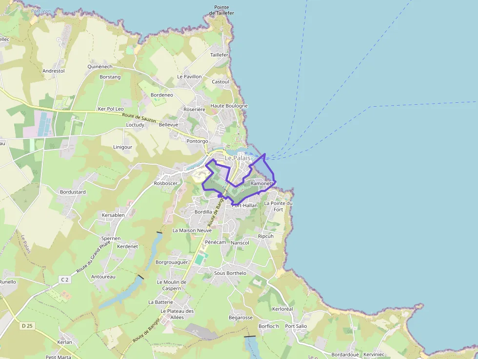 Appartement 36 m² deux pieces à vendre à Le Palais