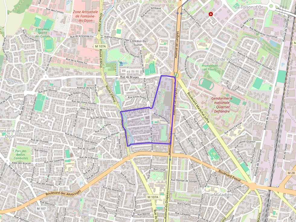 Appartement 92 m² 5 pièces à vendre à Dijon