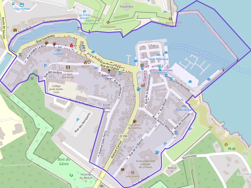 Appartement 75 m² trois pièces à vendre à Le Palais