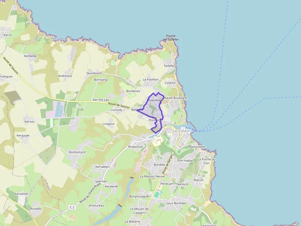 Appartement 55 m² trois pièces à vendre à Le Palais