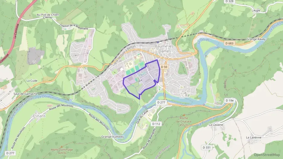 Appartement 62 m² trois pièces à vendre à Baume-les-Dames