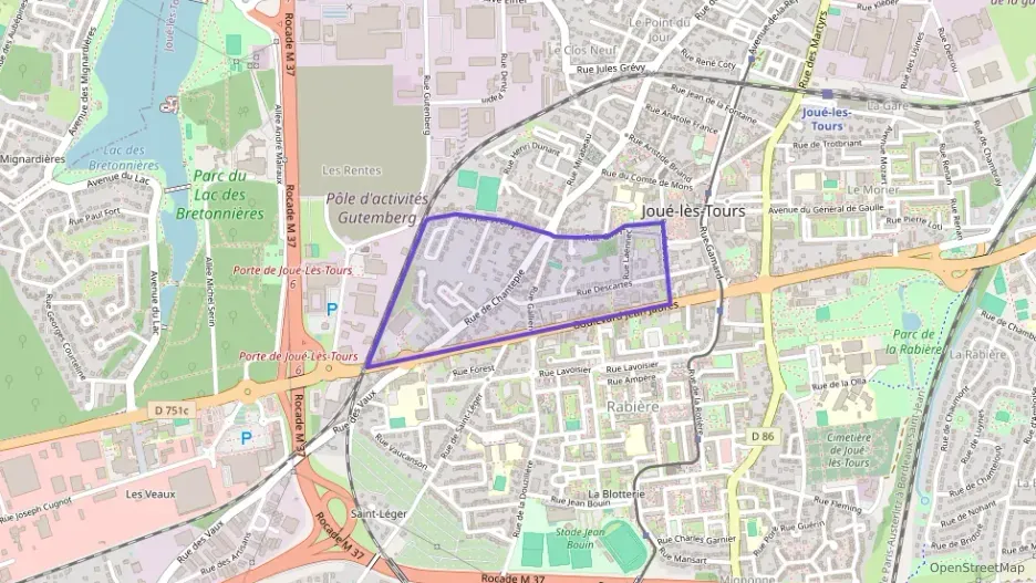 Appartement 56 m² trois pièces à vendre à Joué-lès-Tours Appartement 56 m² trois pièces à vendre à Joué-lès-Tours