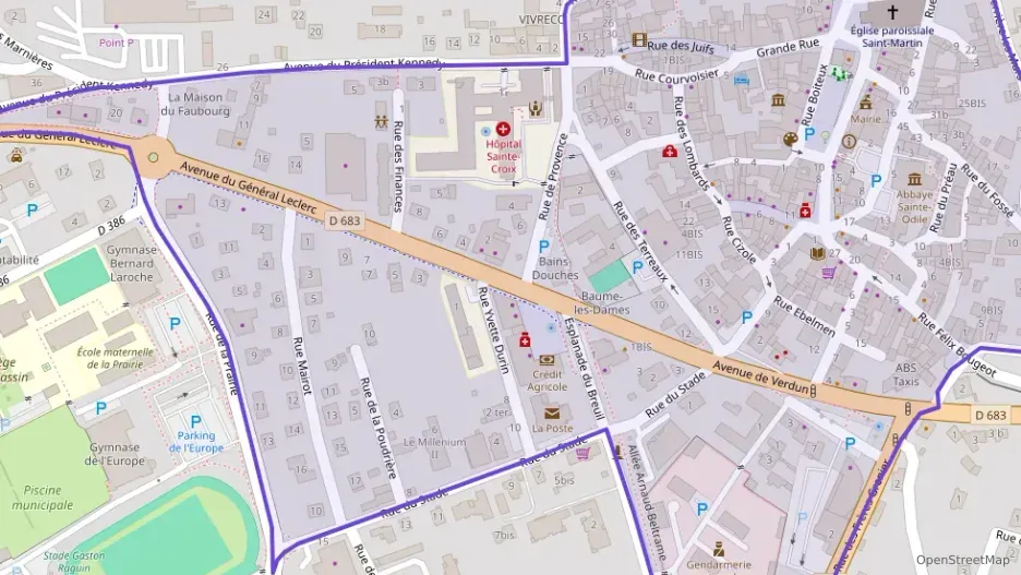 Appartement 119 m² quatre pièces à vendre à Baume-les-Dames Appartement 119 m² quatre pièces à vendre à Baume-les-Dames