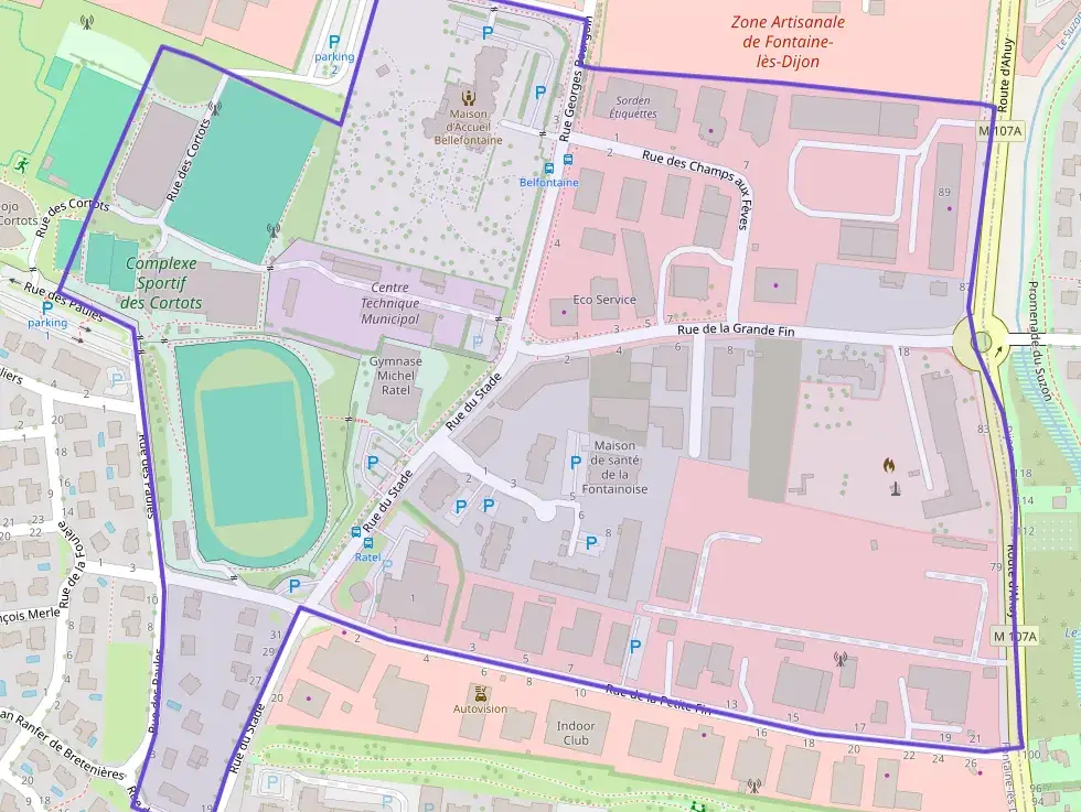 Appartement 46 m² deux pieces à vendre à Fontaine-lès-Dijon