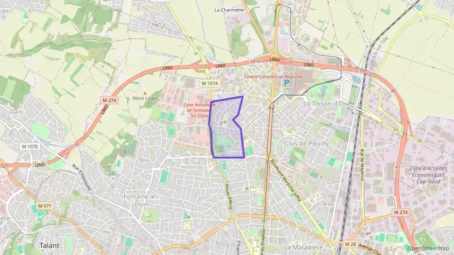 Appartement 68 m² trois pièces à vendre à Dijon Appartement 68 m² trois pièces à vendre à Dijon