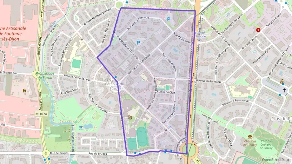 Appartement 103 m² quatre pièces à vendre à Dijon