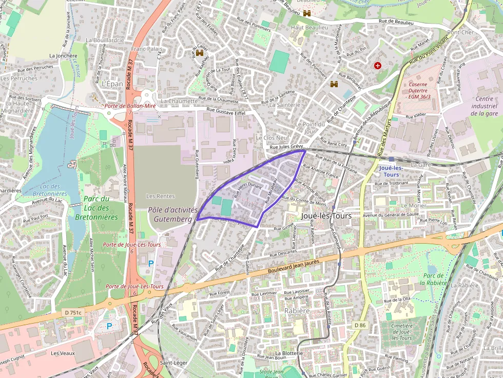 Appartement 76 m² trois pièces à vendre à Joué-lès-Tours