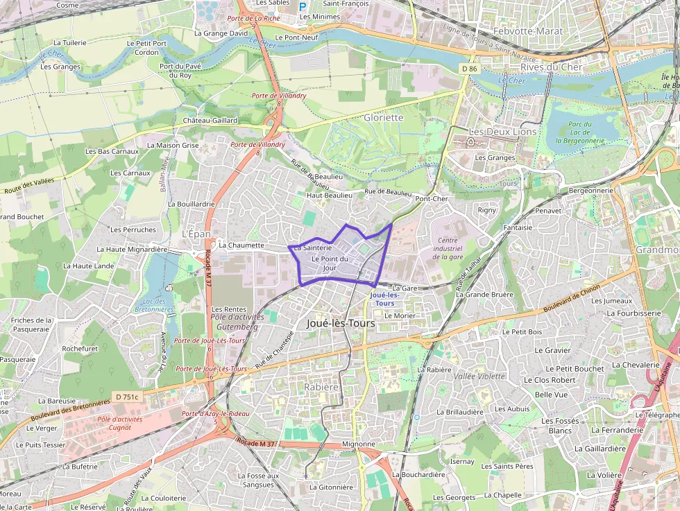 Appartement 81 m² quatre pièces à vendre à Joué-lès-Tours