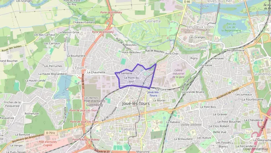 Appartement 81 m² quatre pièces à vendre à Joué-lès-Tours