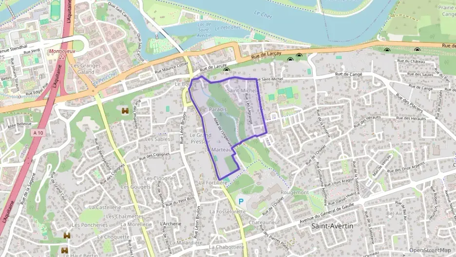 Appartement 73 m² quatre pièces à vendre à Saint-Avertin