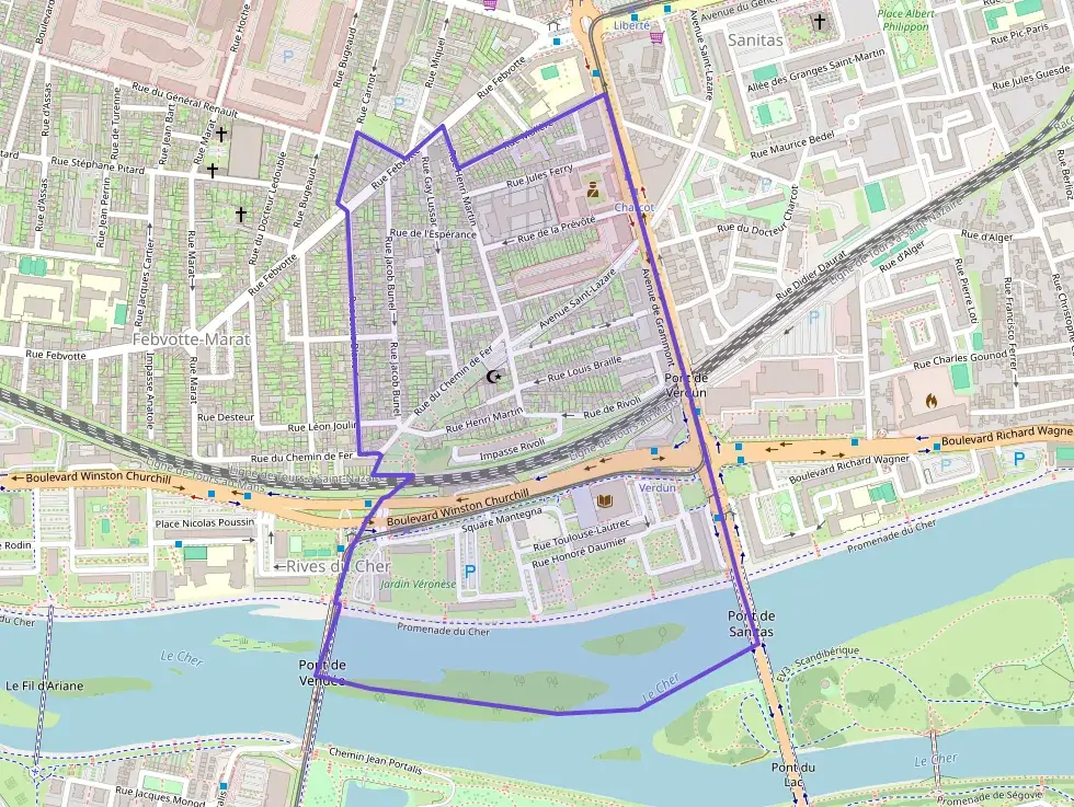 Appartement 65 m² trois pièces à vendre à Tours