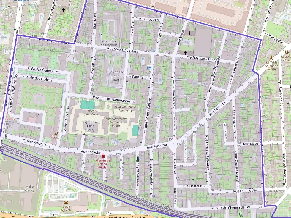 Appartement 49 m² une piece à vendre à Tours