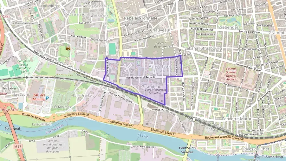 Appartement 67 m² trois pièces à vendre à Tours