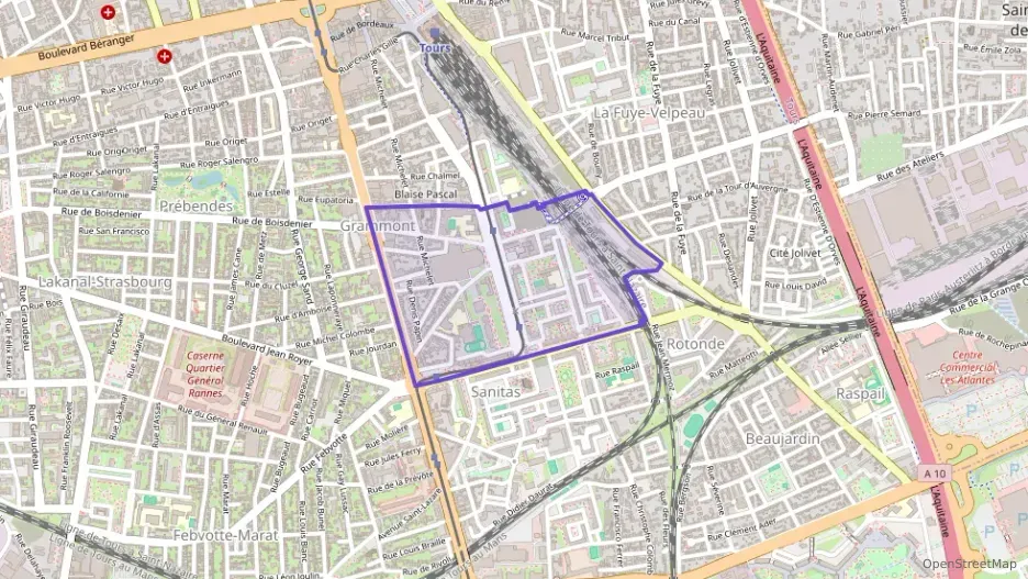 Appartement 108 m² quatre pièces à vendre à Tours