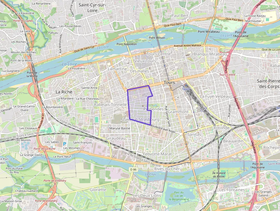 Appartement 51 m² deux pieces à vendre à Tours