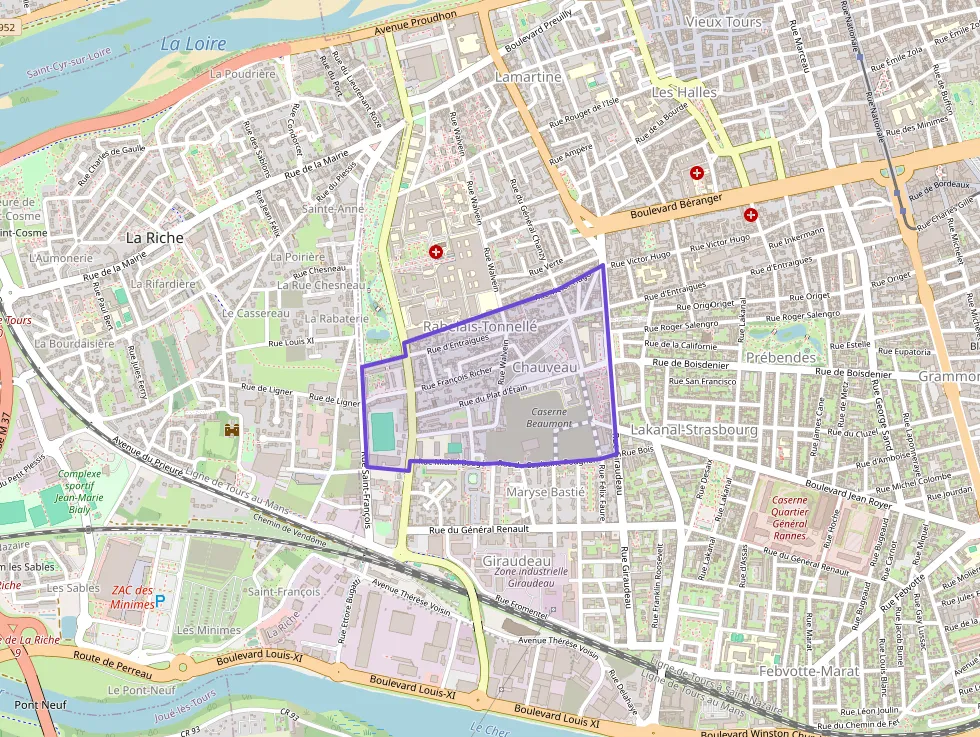 Appartement 39 m² trois pièces à vendre à Tours