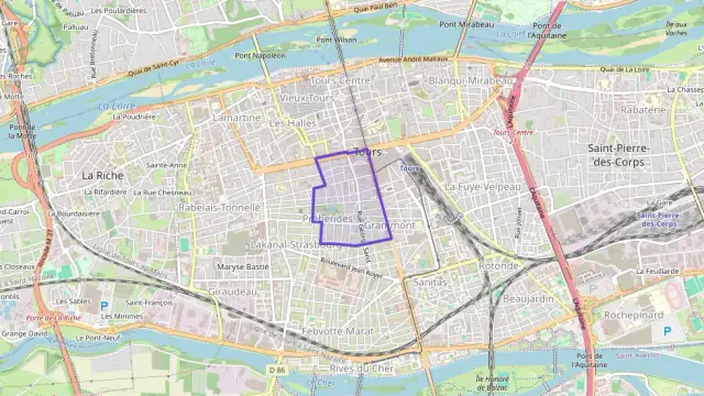 Appartement 61 m² trois pièces à vendre à Tours