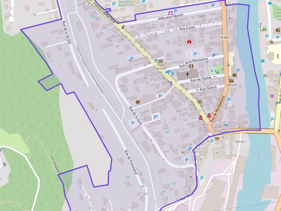 Appartement 56 m² trois pièces à vendre à Pont-de-Roide-Vermondans