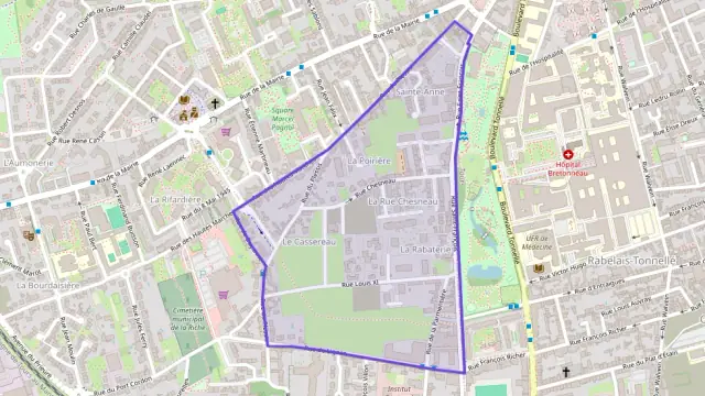 Appartement 47 m² deux pieces à vendre à La Riche