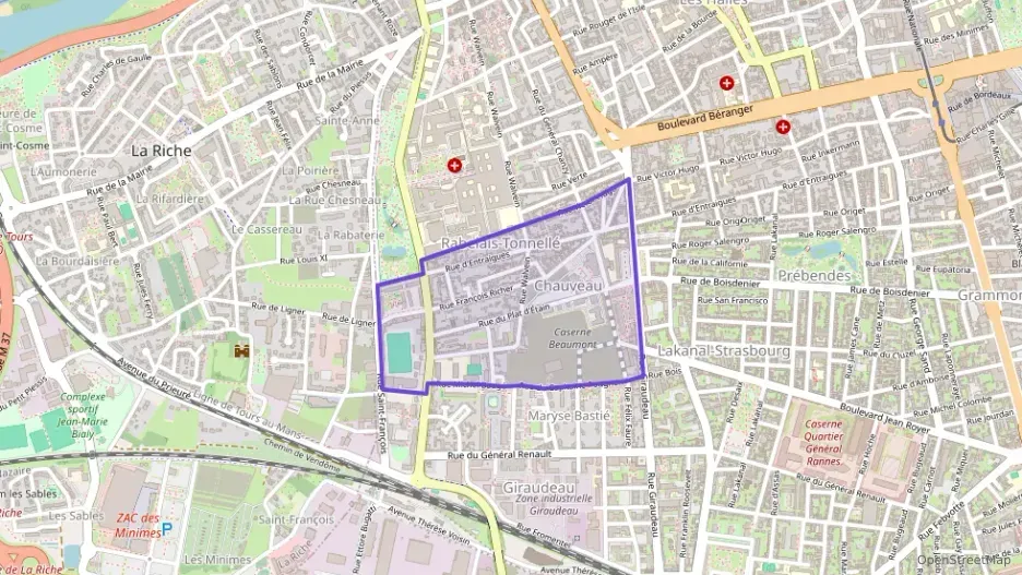 Appartement 91 m² trois pièces à vendre à Tours