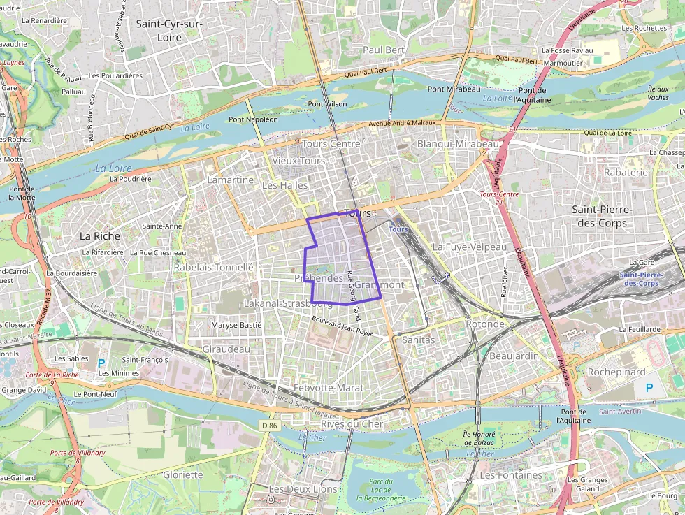 Appartement 48 m² deux pieces à vendre à Tours