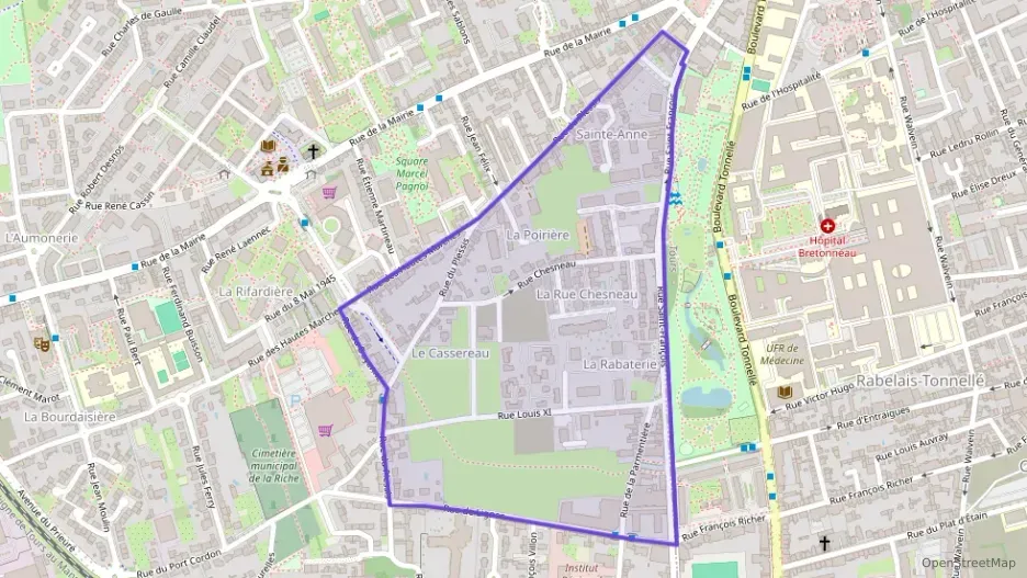 Appartement 36 m² deux pieces à vendre à La Riche Appartement 36 m² deux pieces à vendre à La Riche