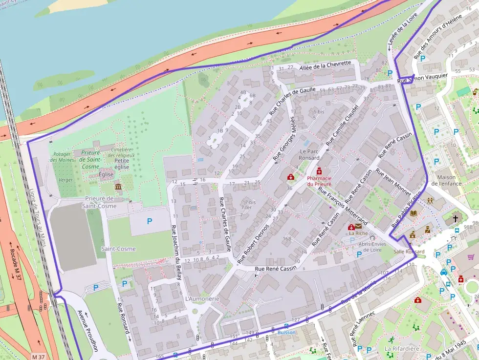 Appartement 39 m² deux pieces à vendre à La Riche