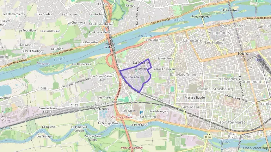 Appartement 59 m² trois pièces à vendre à La Riche