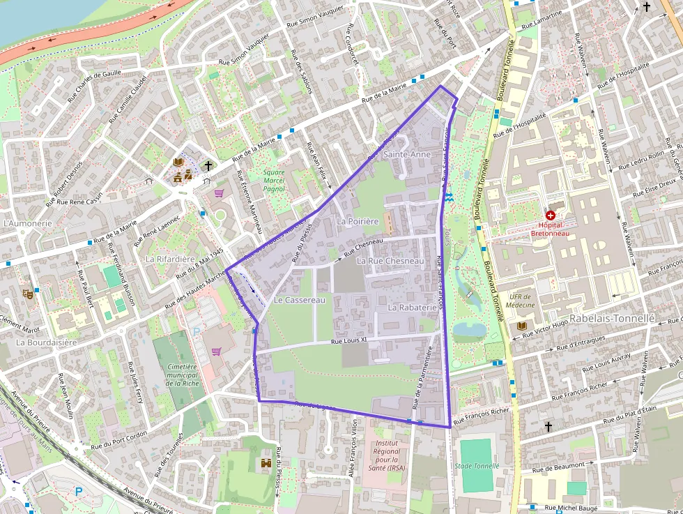 Appartement 48 m² deux pieces à vendre à La Riche