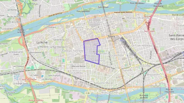 Appartement 92 m² trois pièces à vendre à Tours