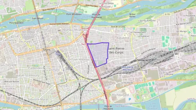 Appartement 40 m² deux pieces à vendre à Saint-Pierre-des-Corps