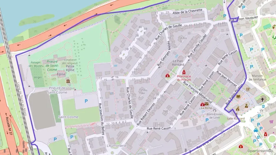 Appartement 85 m² quatre pièces à vendre à La Riche