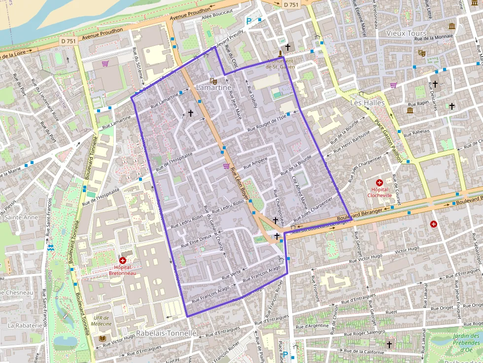 Appartement 73 m² trois pièces à vendre à Tours