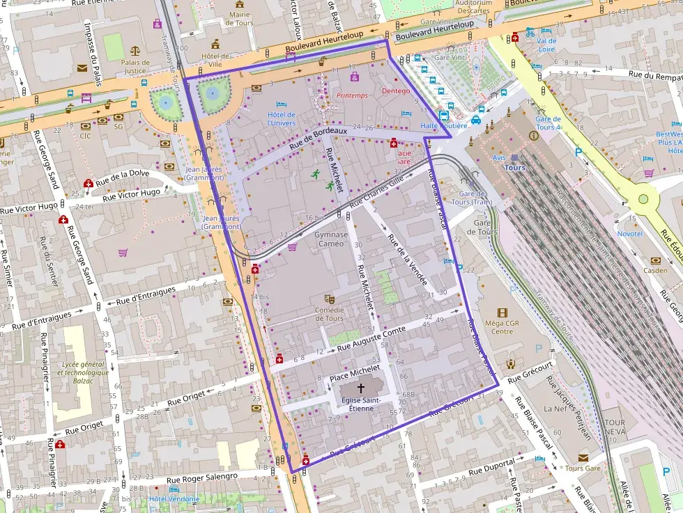 Appartement 30 m² une piece à vendre à Tours