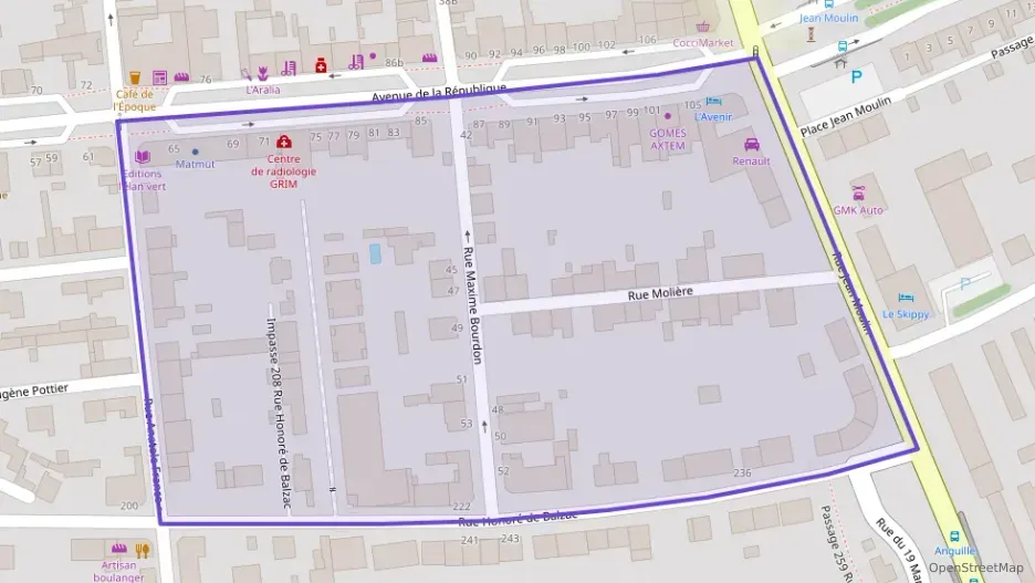 Appartement 60 m² deux pieces à vendre à Saint-Pierre-des-Corps