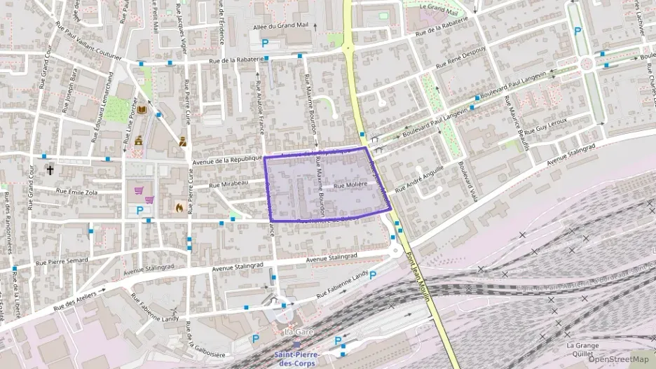 Appartement 60 m² deux pieces à vendre à Saint-Pierre-des-Corps