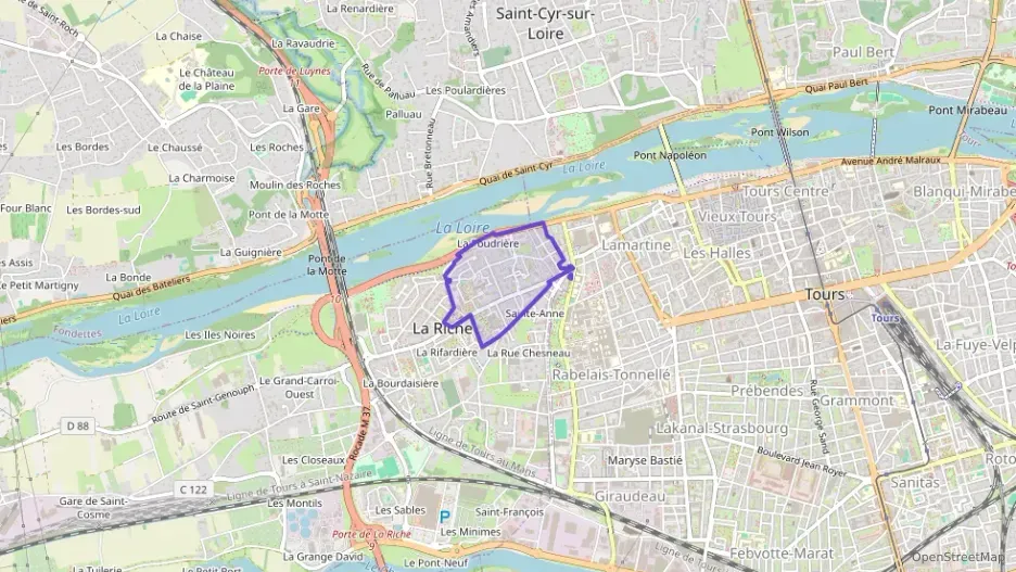 Appartement 70 m² trois pièces à vendre à La Riche