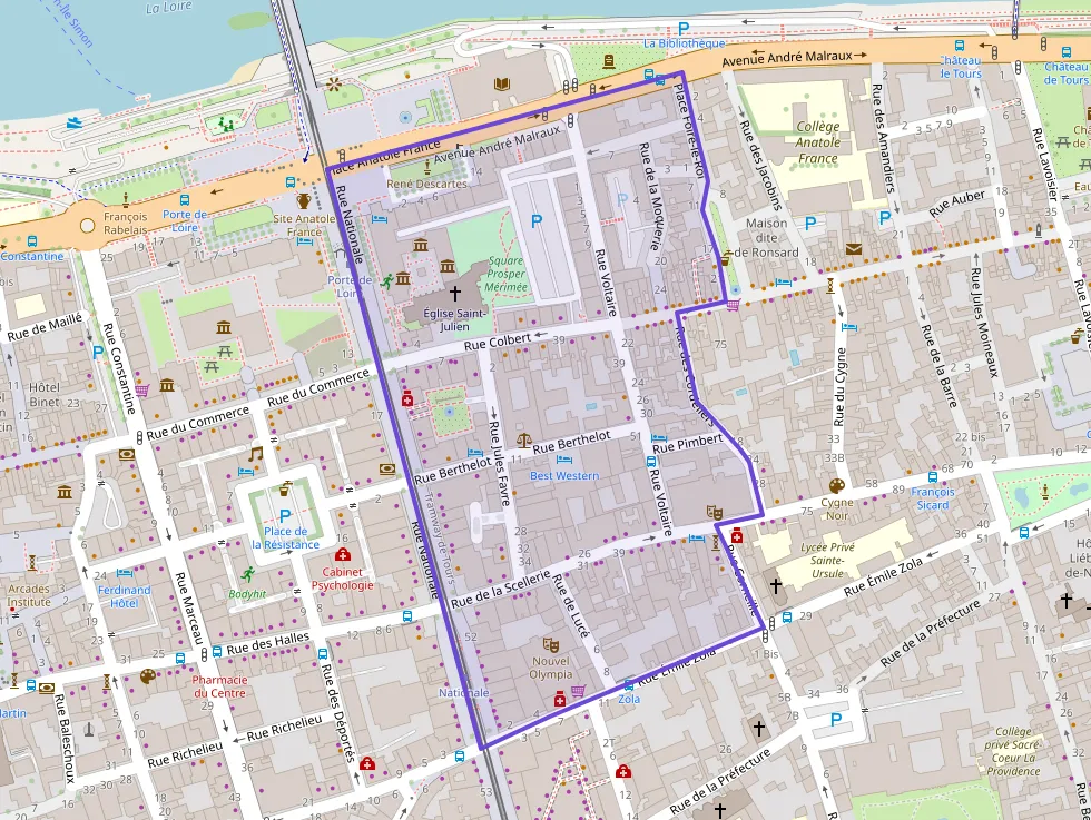 Appartement 66 m² trois pièces à vendre à Tours