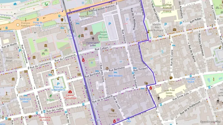 Appartement 66 m² trois pièces à vendre à Tours