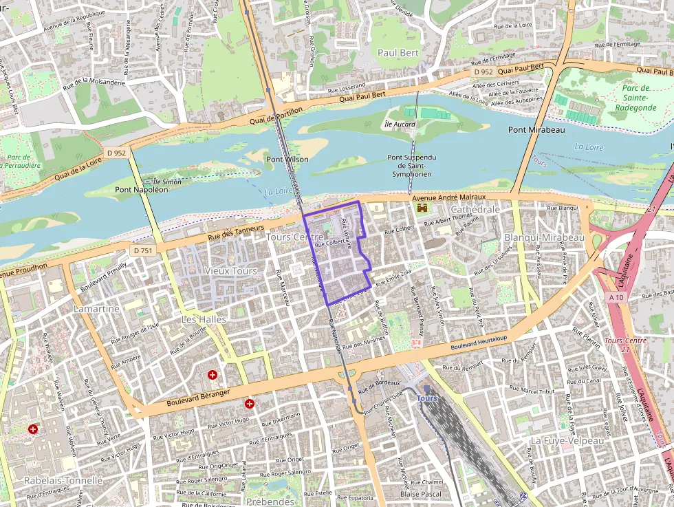 Appartement 66 m² trois pièces à vendre à Tours