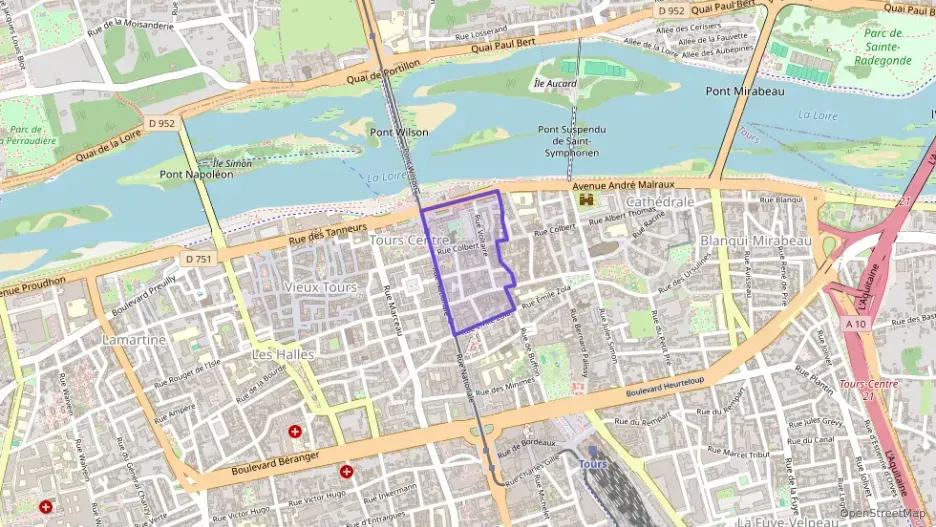 Appartement 66 m² trois pièces à vendre à Tours