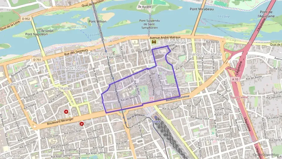 Appartement 25 m² une piece à vendre à Tours Appartement 25 m² une piece à vendre à Tours