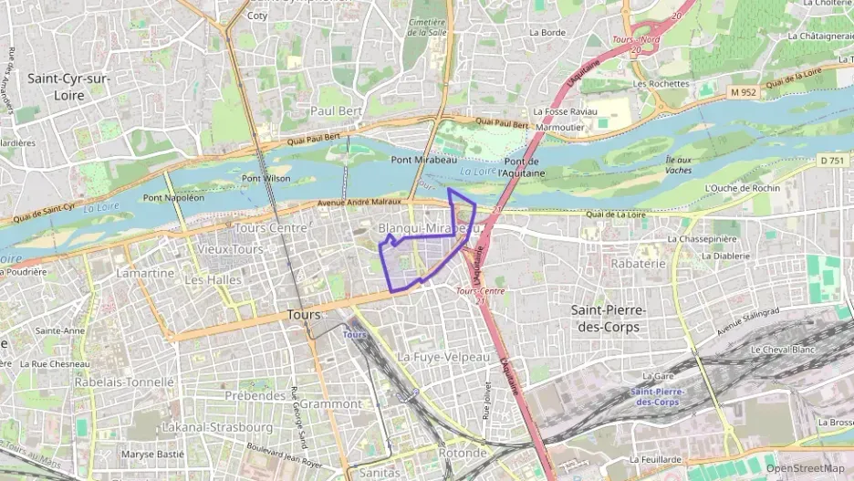Appartement 100 m² quatre pièces à vendre à Tours