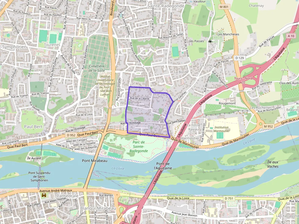 Appartement 23 m² deux pieces à vendre à Tours