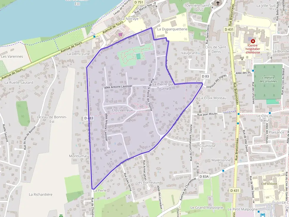 Appartement 68 m² trois pièces à vendre à Amboise