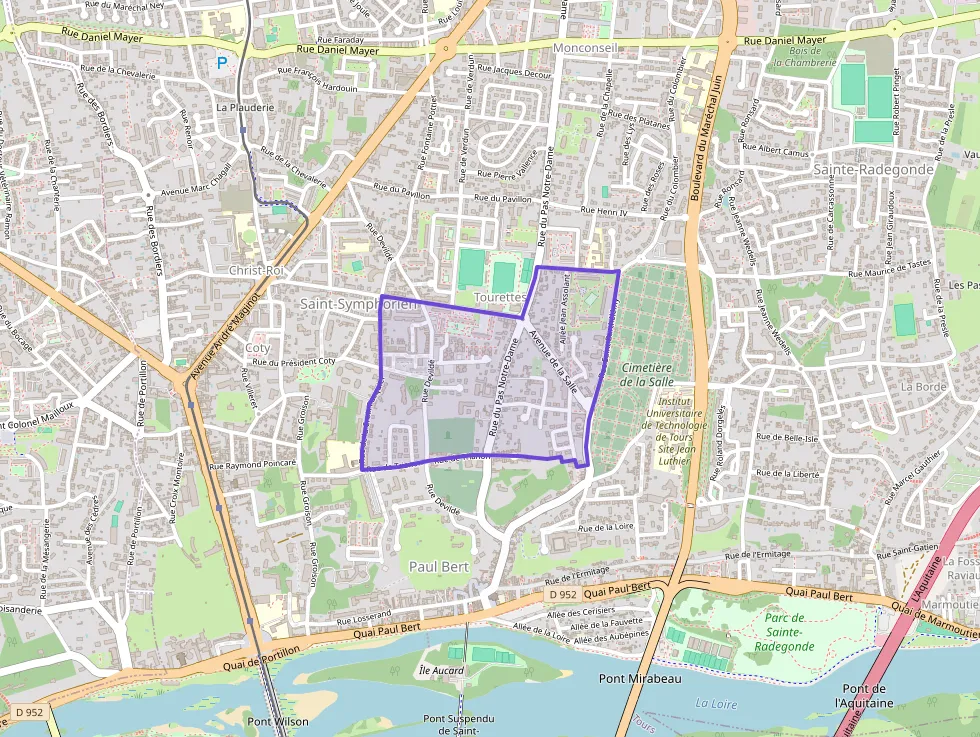 Appartement 52 m² deux pieces à vendre à Tours