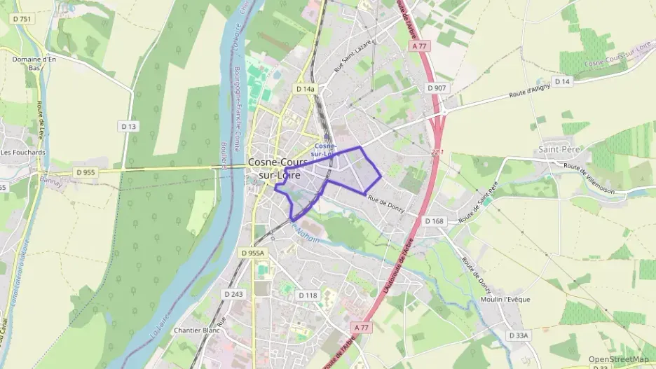 Appartement 55 m² deux pieces à vendre à Cosne-Cours-sur-Loire