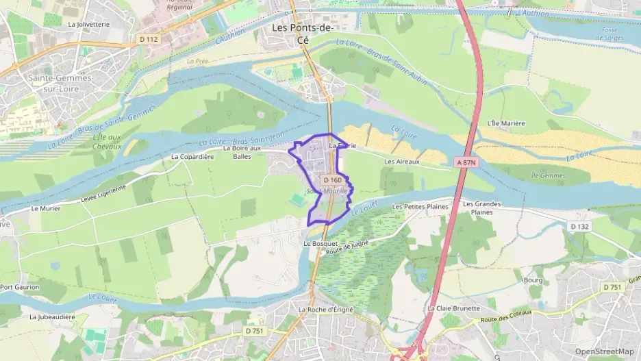 Appartement 53 m² trois pièces à vendre à Les Ponts-de-Cé