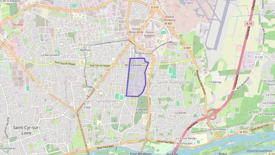 Appartement 70 m² trois pièces à vendre à Tours