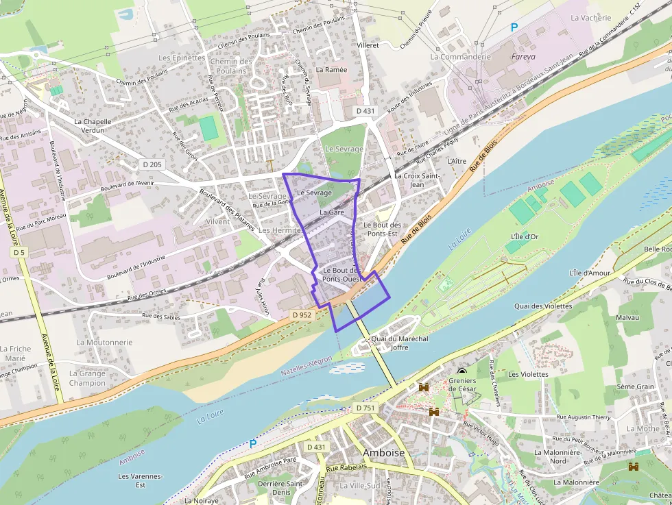 Appartement 73 m² trois pièces à vendre à Amboise